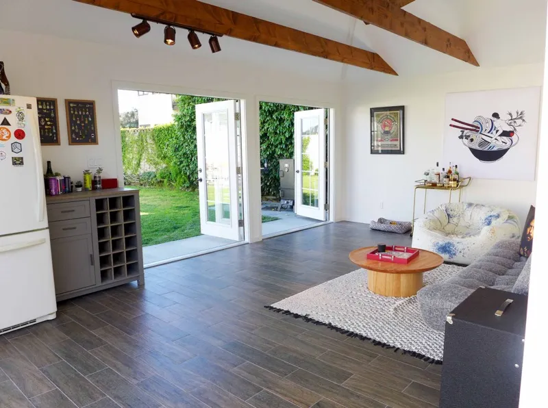 Garage conversion ADU interior design